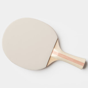 Solid Ivory Beige Natural Shade  Ping Pong Paddle