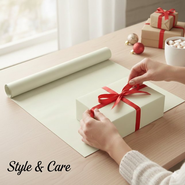Solid Ivory Colour Wrapping Paper (Solid Ivory Color Wrapping Paper)