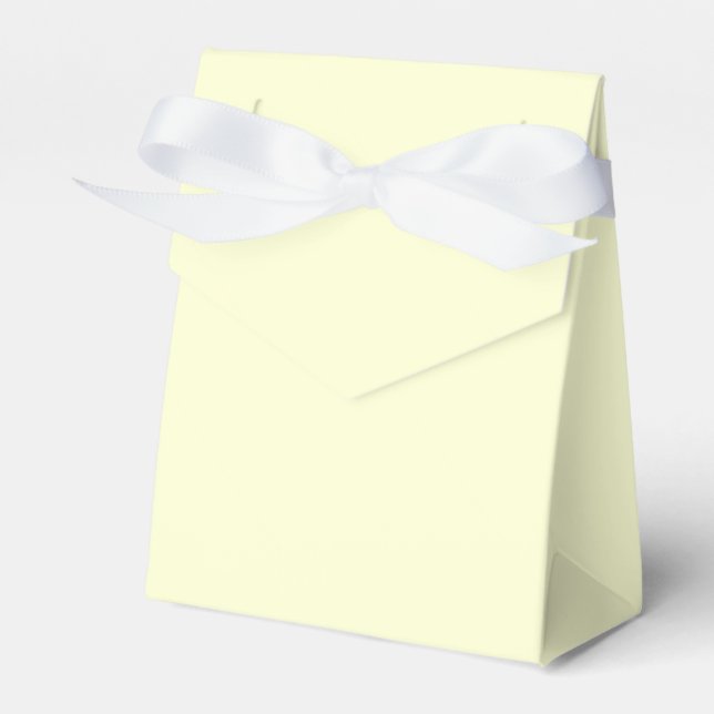 Solid Ivory Favor Box (Front Side)