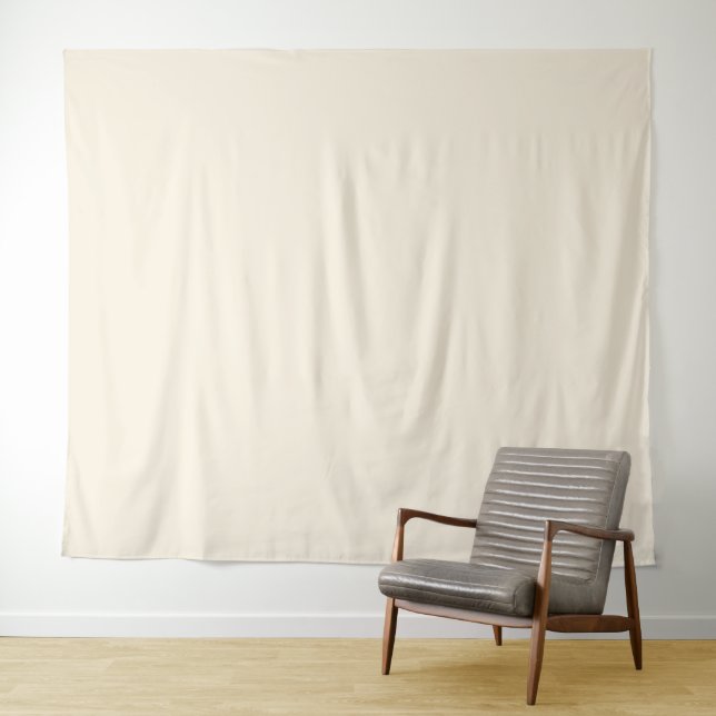 Solid ivory tapestry (In Situ (Horizontal))