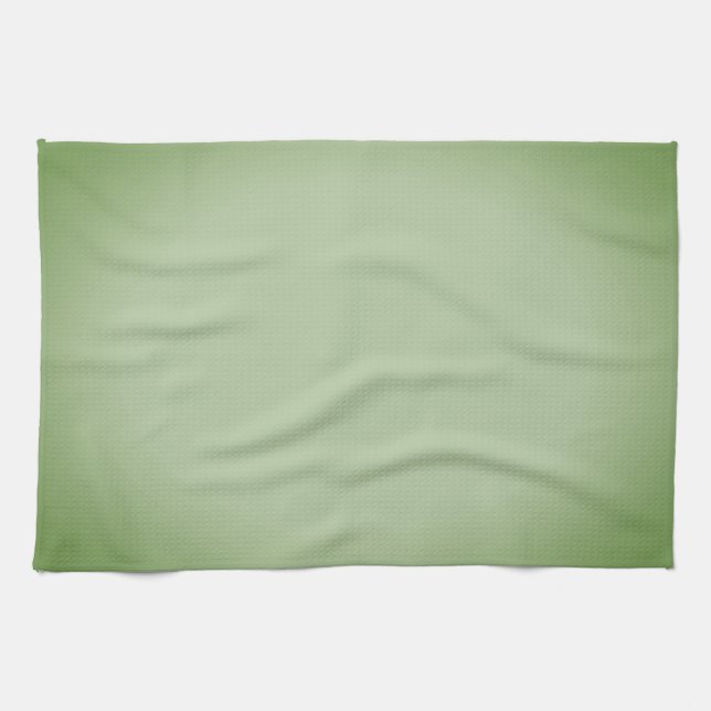 Solid Jade Green Celadon  Kitchen Towel (Horizontal)
