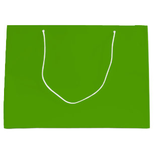 Solid Jolly Green Large Gift Bag