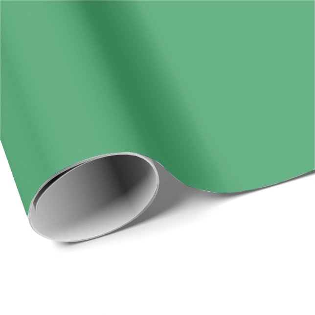 Solid Kelly Green Colour Wrapping Paper (Roll Corner)