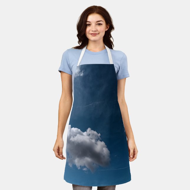 Solid large cloud apron (Worn)