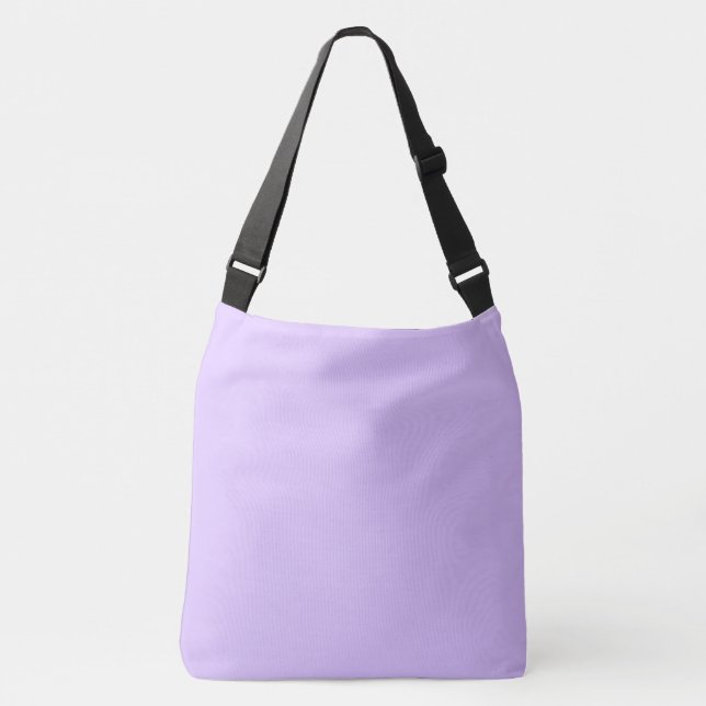 Solid Lavender Crossbody Bag (Front)