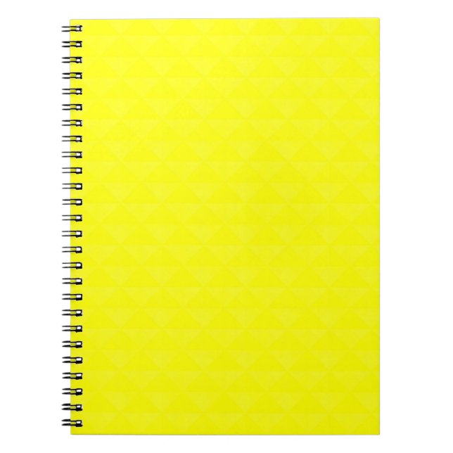 Solid, lemon, yellow notebook (Front)