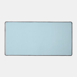 Solid Light Blue Background Desk Mat
