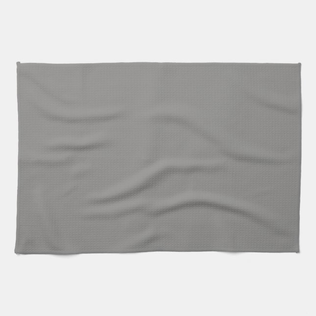 Solid Light Grey Kitchen Towel (Horizontal)