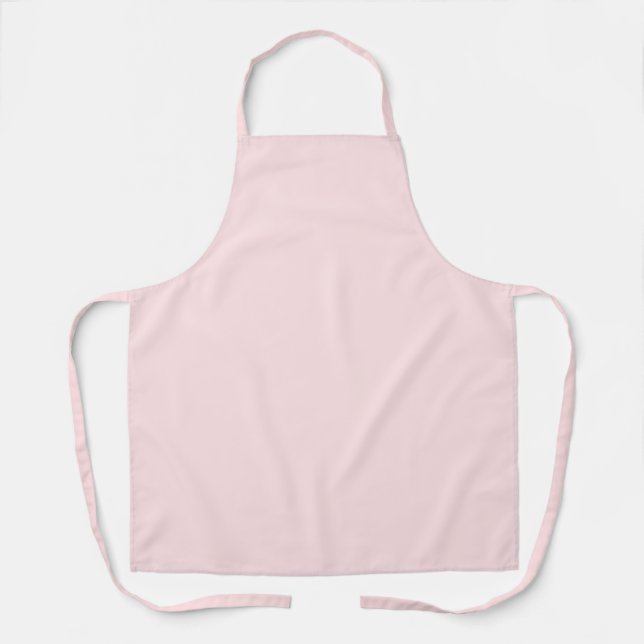 Solid Light Pink Apron (Front)