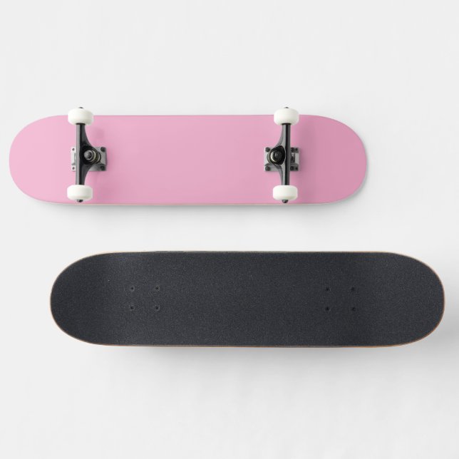 Solid Light Pink Skateboard for Smooth Everyday Ri (Horz)