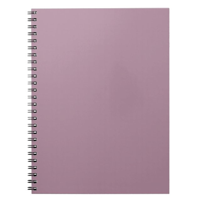 Solid Light purple, Plain purple  Notebook (Front)