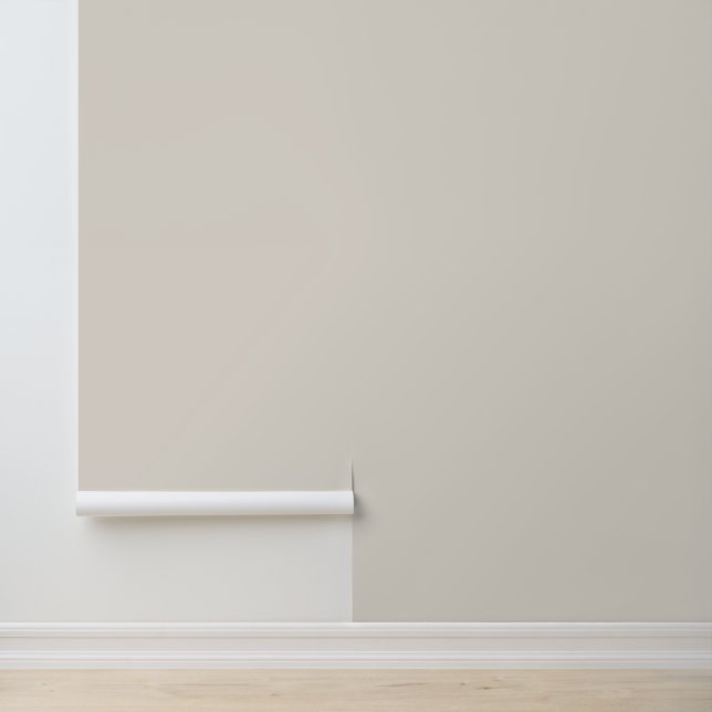 Solid Light Taupe Plain Basic Simple Neutral Colou Wallpaper (Application)