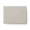 Solid Light Taupe Wedding 5x7 Envelope