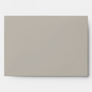 Solid Light Taupe Wedding 5x7 Envelope