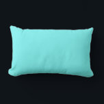Solid light teal blue  plain decorative colour lumbar pillow<br><div class="desc">Custom Template For Decorative accent Throw Pillow - Customized Pillows. Personalize with your own name, pattern, design, quote, monogram, or photograph. Use our cool templates, artwork, photos, graphics, and illustrations, then add names, text, quotes, and monograms to create your own throw pillow. Click the "Customize it!" button to make it...</div>