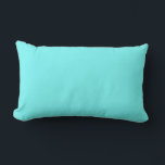 Solid light teal blue plain decorative colour lumbar pillow<br><div class="desc">Custom Template For Decorative accent Throw Pillow - Customized Pillows. Personalize with your own name, pattern, design, quote, monogram, or photograph. Use our cool templates, artwork, photos, graphics, and illustrations, then add names, text, quotes, and monograms to create your own throw pillow. Click the "Customize it!" button to make it...</div>
