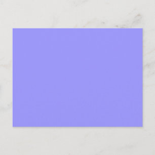 Solid Luminous Twilight Purple Postcard