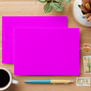 Solid Magenta A7 Envelope for Greeting Cards
