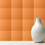 solid mango orange color tile<br><div class="desc">Trendy simple solid mango orange design.</div>