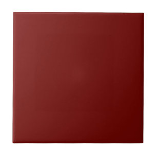 Solid Maroon Red Ceramic Tile