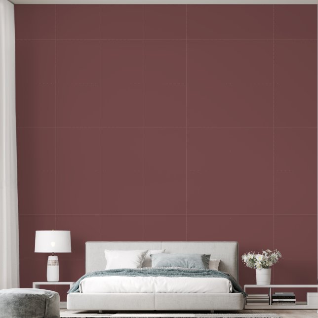Solid Mauve Minimalist Wallpaper (Bedroom)