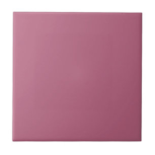 Solid Mauve Pink Ceramic Tile