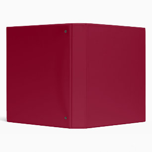 Solid medium berry red binder