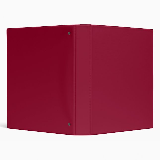 Solid medium berry red binder (Background)
