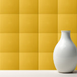 Solid medium cadmium yellow amber tile<br><div class="desc">Solid medium cadmium yellow amber design.</div>