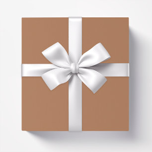 Solid milk chocolate brown wrapping paper