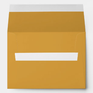 Solid Mustard Yellow Colour   Hex# DAA03D Envelope