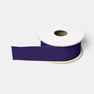 Solid Navy Blue Grosgrain Ribbon