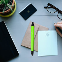 solid neon green - your monograms