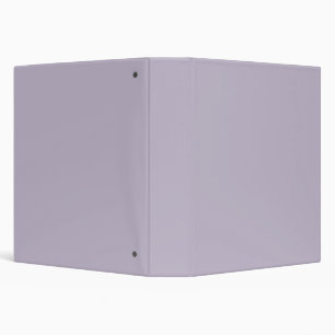 Solid old lavender dusty purple binder