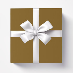Solid olive brown wrapping paper