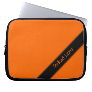 Solid Orange Laptop Sleeve