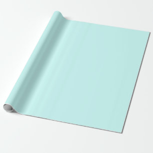 Solid Pale Soft Aqua Classic Wrapping Paper