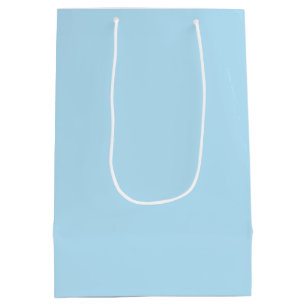 Solid Pastel Blue   Medium Gift Bag