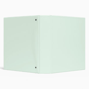 Solid Pastel Mint Binder