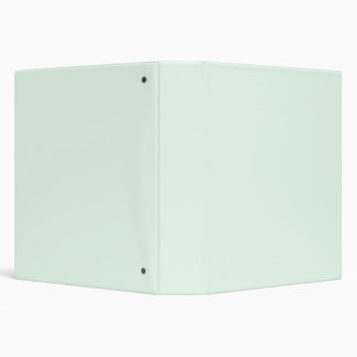 Solid Pastel Mint Binder