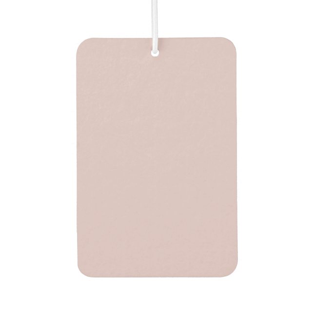 Solid Pastel Pink  Air Freshener (Front)