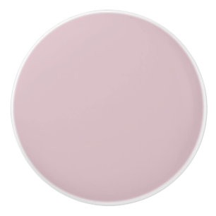 Solid Pastel Pink Ceramic Knob