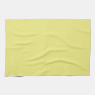 Solid Pastel Yellow Kitchen Towel