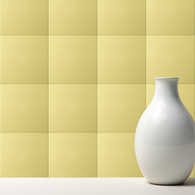 Solid Pastel Yellow Modern Tile (Creator Uploaded)