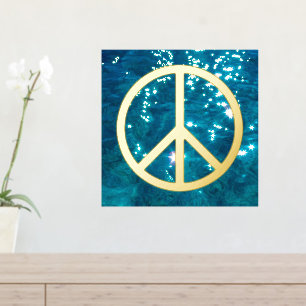 Solid Peace Sign - Black
