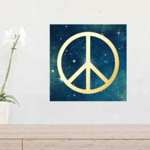 Solid Peace Sign - Black