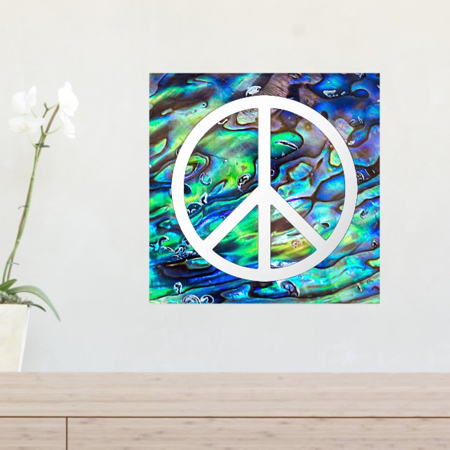 Solid Peace Sign - Black (In Situ (Entry Table))
