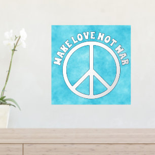 Solid Peace Sign - YOUR TEXT