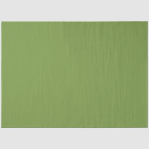 Solid pepper grass green tissue paper
