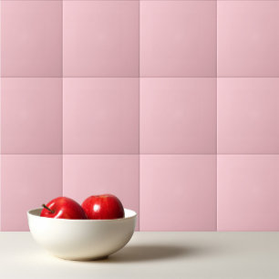 Solid pig soft pink tile